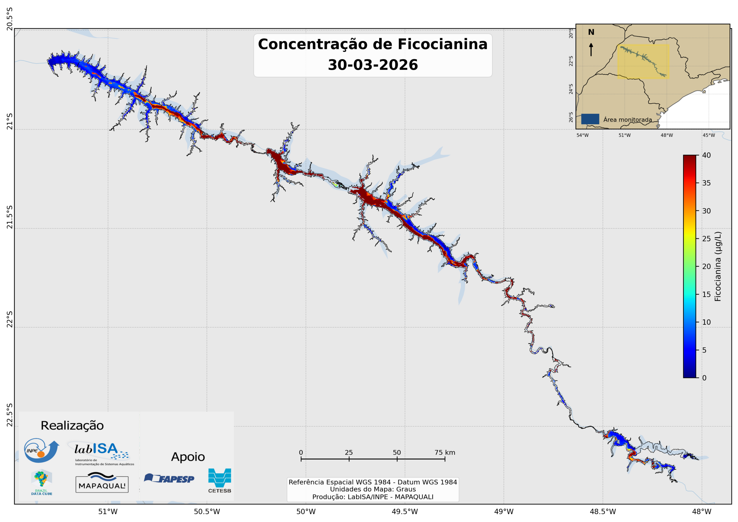 Ficocianina por Satélite