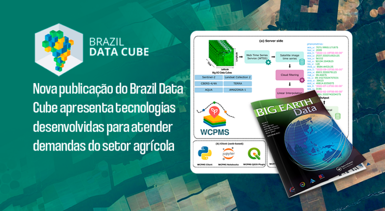 Nova publicação do Brazil Data Cube apresenta tecnologias desenvolvidas para atender demandas do setor agrícola